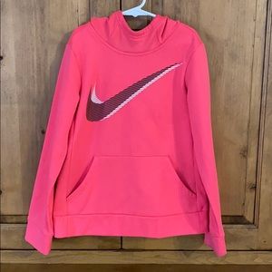 Hooded Pink Nike Sweatshirt